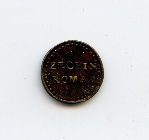 ROMA, Pio VI (1775-1779) Peso "ZECHIN ROMANO"